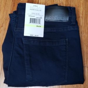 Perry Ellis Portfolio Very Slim Low Rise 30x30